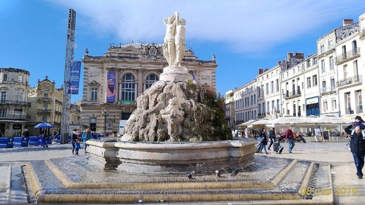 Le Bleu Celeste - Montpellier - Jacuzzi Privatif Et Piscine Commune Exterior foto